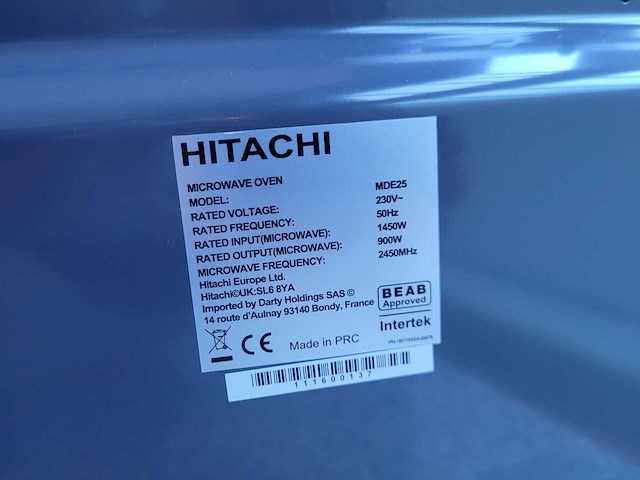 Hitachi - mde25 - magnetron - afbeelding 3 van  3
