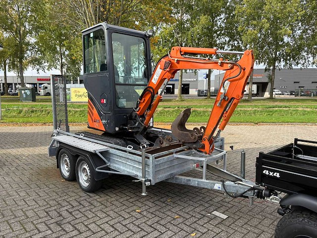 Hitachi - zx17u-2 - minigraafmachine incl. aanhanger - afbeelding 1 van  19