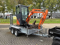 Hitachi - zx17u-2 - minigraafmachine incl. aanhanger