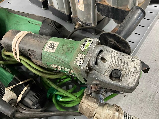 Hitachi 110 v haakse/ rechte slijpmachine (5x) - afbeelding 3 van  4