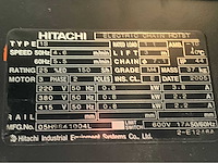 Hitachi 1s elektrische kettingtakel (3x) - afbeelding 5 van  7