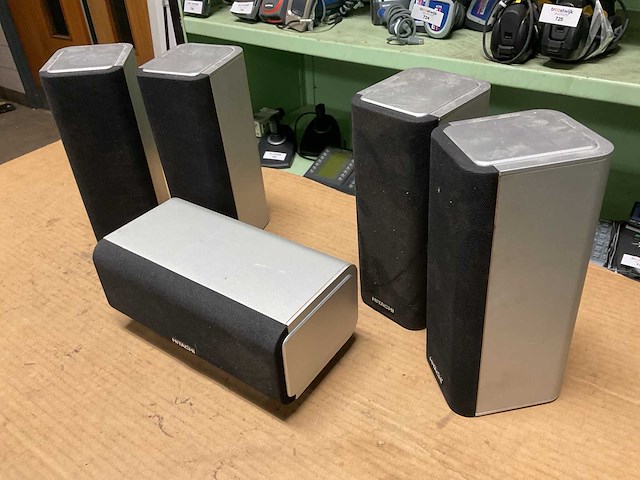 Hitachi 20w 8ohm surround speaker system - afbeelding 3 van  4