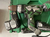 Hitachi accu- boormachine (2x) - afbeelding 2 van  4