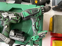 Hitachi accu- boormachine (2x) - afbeelding 3 van  4