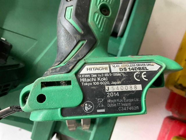 Hitachi accu- boormachine (2x) - afbeelding 4 van  4