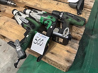 Hitachi accu boormachines (3x) - afbeelding 1 van  3