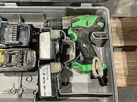 Hitachi accu-/schroefmachineset - afbeelding 2 van  3