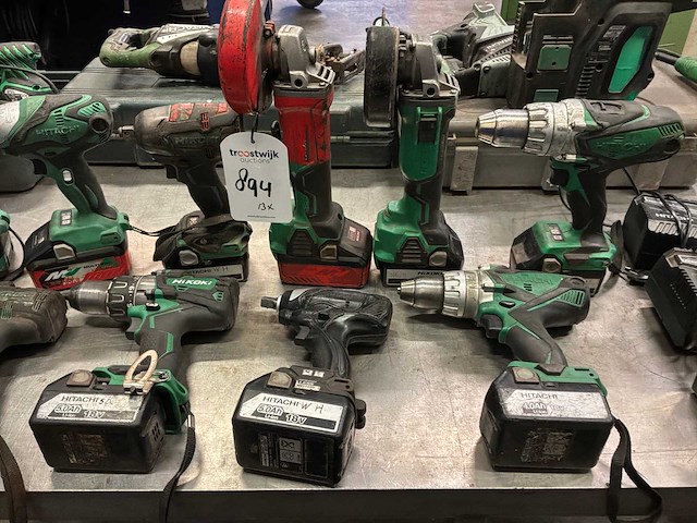 Hitachi accugereedschap (13x) - afbeelding 3 van  6