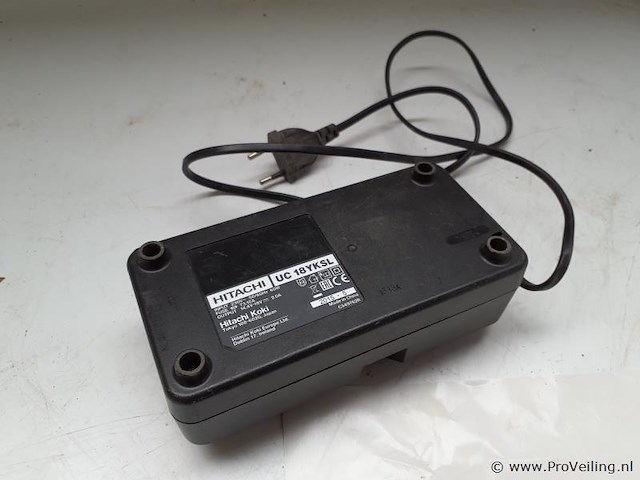 Hitachi acculader uc 18yksl - afbeelding 2 van  2