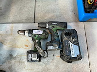 Hitachi boormachine (2x) - afbeelding 1 van  3