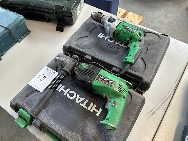Hitachi boormachine (2x) - afbeelding 1 van  5