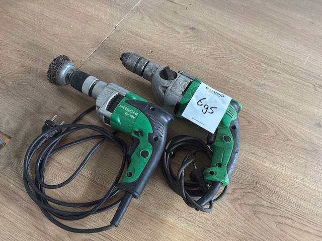 Hitachi boormachine (2x) - afbeelding 2 van  3