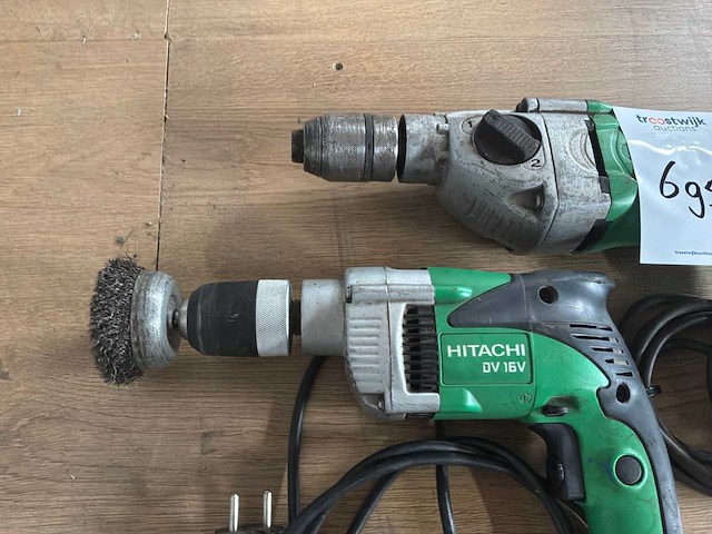 Hitachi boormachine (2x) - afbeelding 3 van  3