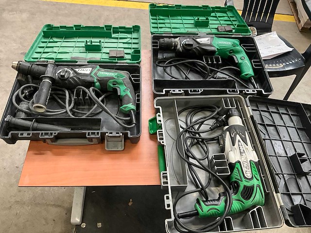 Hitachi boormachine (3x) - afbeelding 1 van  5