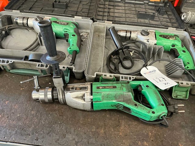 Hitachi boormachine (3x) - afbeelding 5 van  6