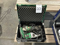 Hitachi boormachine + haakse slijper - afbeelding 1 van  6
