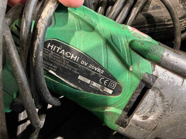 Hitachi boormachine + haakse slijper - afbeelding 5 van  6