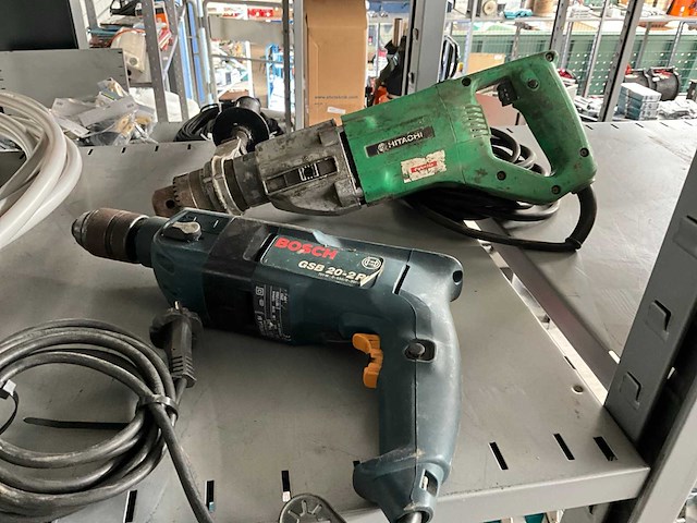 Hitachi & bosch boormachine - afbeelding 1 van  5
