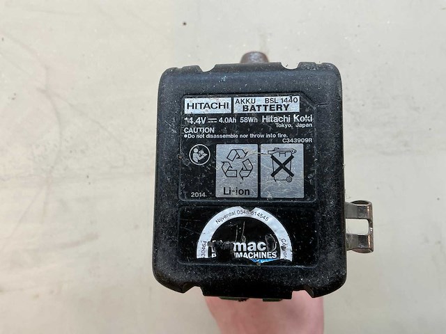 Hitachi bsl 1440 boormachine - afbeelding 3 van  3