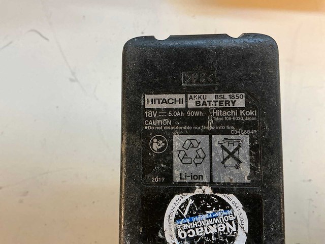 Hitachi bsl 1850 boorhamer - afbeelding 3 van  3