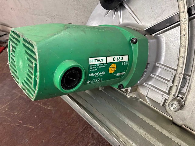 Hitachi c 13u doorslijpmachine - afbeelding 8 van  8