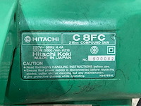 Hitachi c8fc cirkel zaag - afbeelding 8 van  8