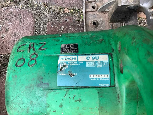 Hitachi c9u bladzaagmachine - afbeelding 5 van  5