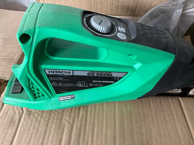 Hitachi cg36dal accu grastrimmer - afbeelding 3 van  12