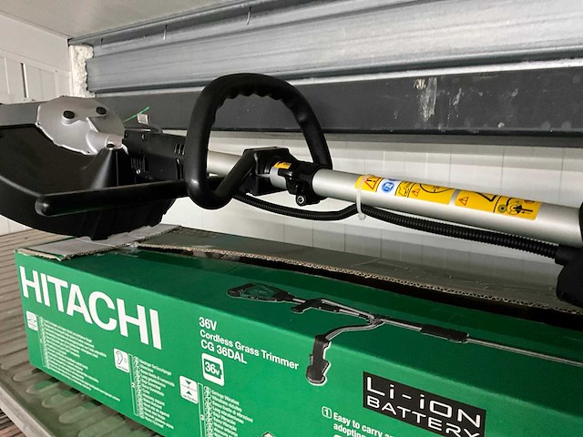Hitachi cg36dal accu grastrimmer - afbeelding 8 van  12