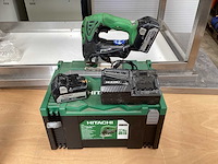 Hitachi cj 18dsl decoupeerzaag incl. bsl1850 accu’s + uc 18yfsl acculader + koffer - afbeelding 1 van  10