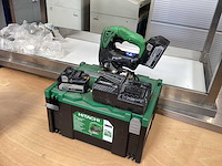 Hitachi cj 18dsl decoupeerzaag incl. bsl1850 accu’s + uc 18yfsl acculader + koffer - afbeelding 3 van  10