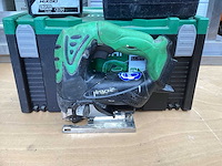 Hitachi cj 18dsl decoupeerzaag incl. bsl1850 accu’s + uc 18yfsl acculader + koffer - afbeelding 4 van  10