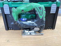 Hitachi cj 18dsl decoupeerzaag incl. bsl1850 accu’s + uc 18yfsl acculader + koffer - afbeelding 5 van  10