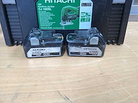 Hitachi cj 18dsl decoupeerzaag incl. bsl1850 accu’s + uc 18yfsl acculader + koffer - afbeelding 6 van  10