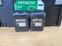Hitachi cj 18dsl decoupeerzaag incl. bsl1850 accu’s + uc 18yfsl acculader + koffer - afbeelding 7 van  10