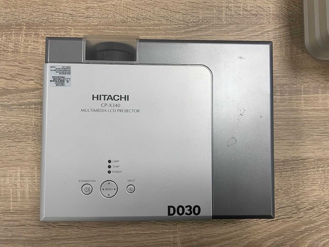 Hitachi cp-x340 beamer - afbeelding 3 van  6