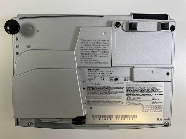 Hitachi (cp-x444) 3.200 lumen xga projector (907 lamp hours) - afbeelding 5 van  6