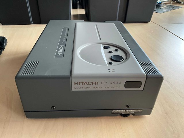 Hitachi cp-x938 multi media projector - afbeelding 5 van  8