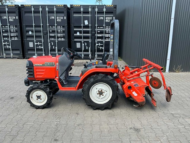 Hitachi ctx117 4x4 minitractor - afbeelding 28 van  30