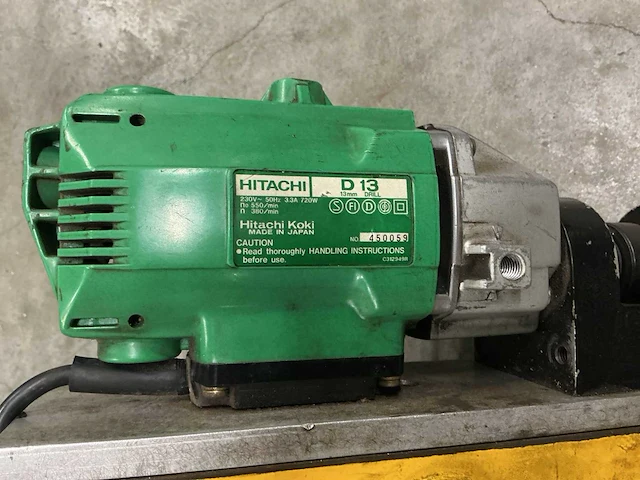 Hitachi d 13 magnetische boormachine - afbeelding 6 van  7