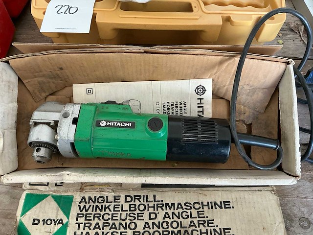 Hitachi d10ya haakse boormachine - afbeelding 1 van  2