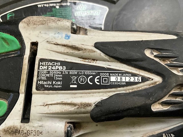 Hitachi dh 24pb3 boormachine (3x) - afbeelding 5 van  5