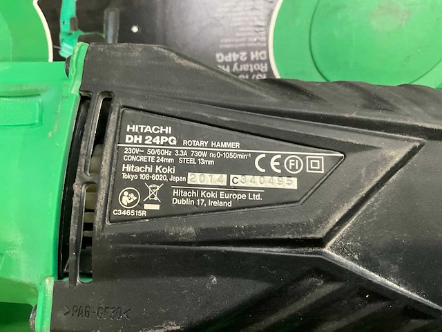Hitachi dh 24pg boormachine (2x) - afbeelding 5 van  5