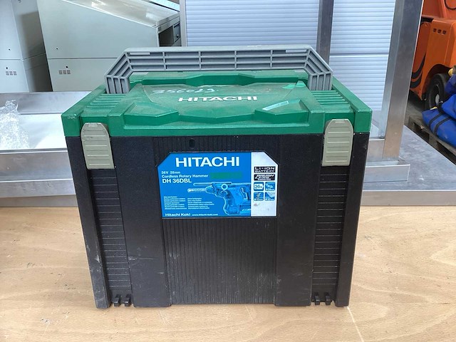 Hitachi dh 36dbl boorhamer - 28mm incl. 2x bsl 3626x accu’s + uc 36ysl acculader + koffer - afbeelding 3 van  13
