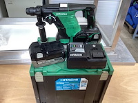 Hitachi dh 36dbl boorhamer - 28mm incl. 2x bsl 3626x accu’s + uc 36ysl acculader + koffer - afbeelding 1 van  13