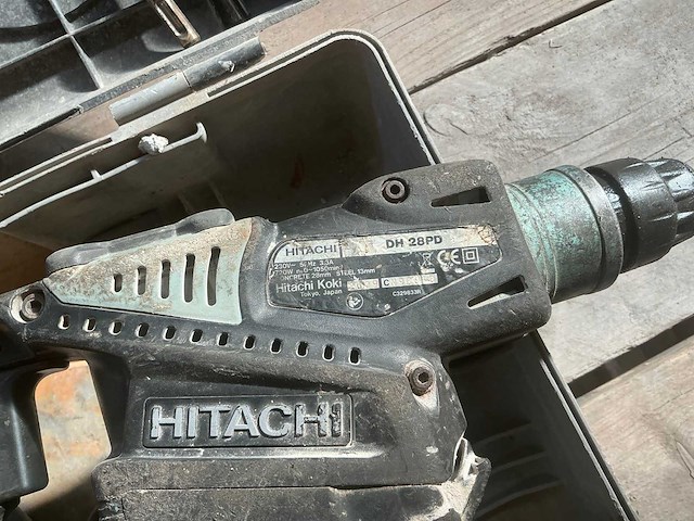 Hitachi dh28pd boorhamer - afbeelding 2 van  3