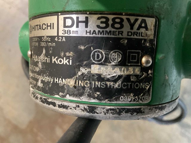 Hitachi dh38ya breekhamer - afbeelding 2 van  3