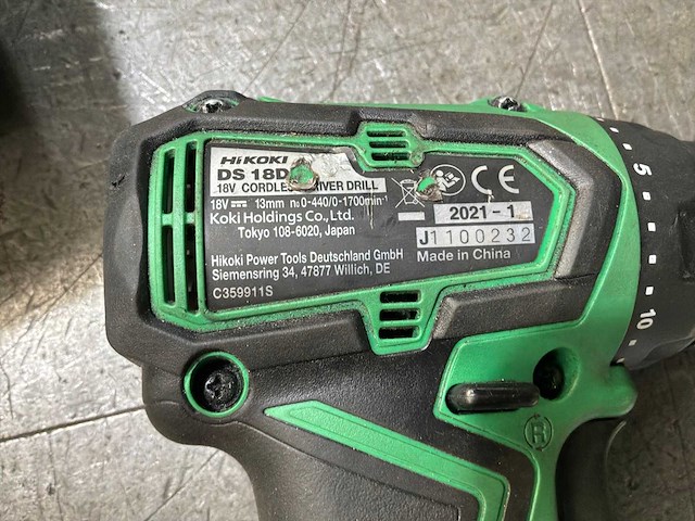 Hitachi divers accu- gereedschap (3x) - afbeelding 7 van  11