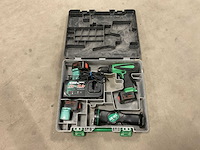 Hitachi ds 12dvb2 + ub 12d 12v gereedschapsset - afbeelding 2 van  3