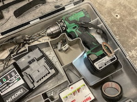 Hitachi ds 14dbsl 14.4v accuboormachine - afbeelding 2 van  2